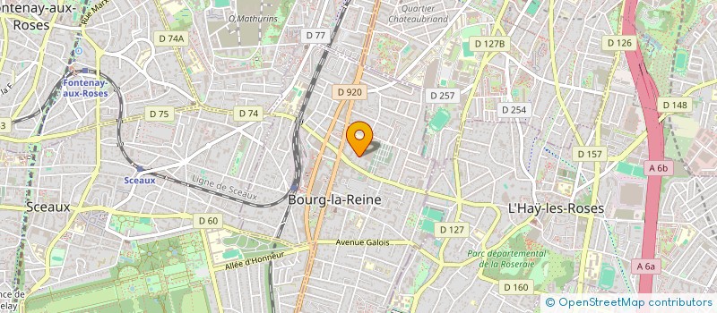 localisation de l'entreprise MADAME VICTOIRE DOMMERGUES à BOURG-LA-REINE