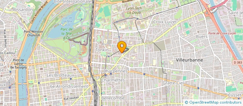 localisation de l'entreprise MADAME VICTOIRE DRAY  VILLEURBANNE