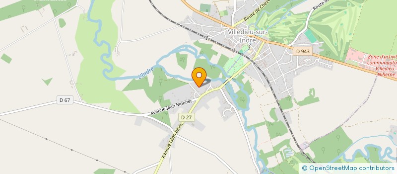 localisation de l'entreprise MADAME VICTOIRE DURIS à VILLEDIEU-SUR-INDRE