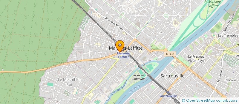 localisation de l'entreprise MADAME VICTOIRE FAISANT DE CHAMPCHESNEL à MAISONS-LAFFITTE