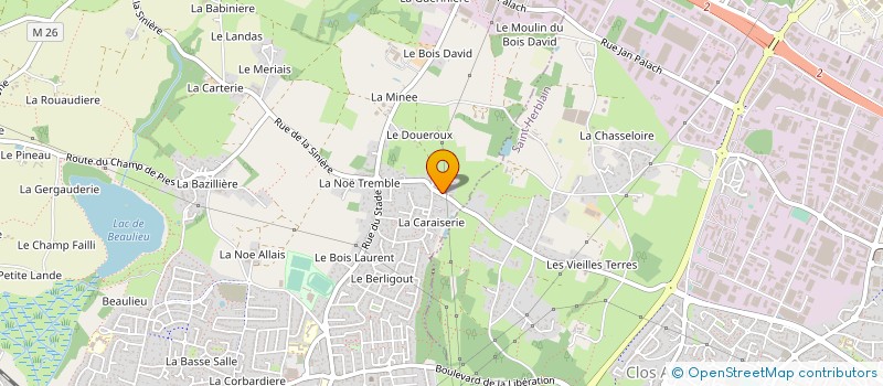 localisation de l'entreprise MADAME VICTOIRE FERNANDES à COUERON