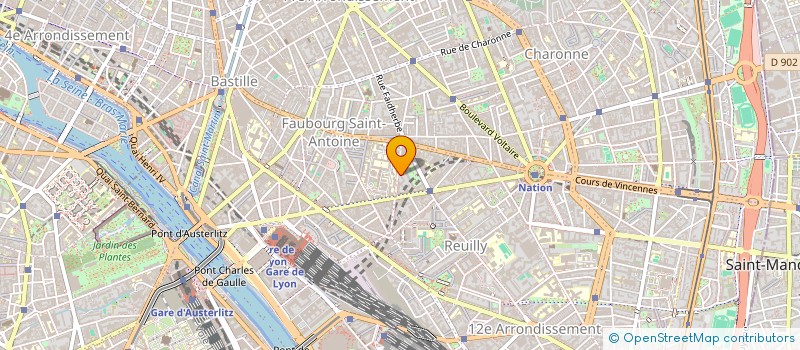 localisation de l'entreprise MADAME VICTOIRE FOUQUET-LAPAR  PARIS