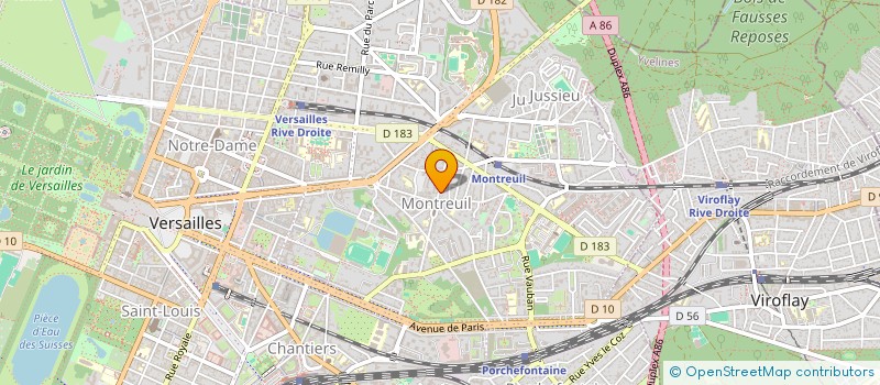 localisation de l'entreprise MADAME VICTOIRE GUYON à VERSAILLES