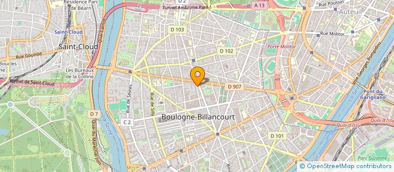 localisation de l'entreprise MADAME VICTOIRE HOUDRE à BOULOGNE-BILLANCOURT