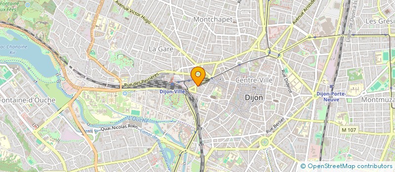 localisation de l'entreprise MADAME VICTOIRE HURAND à DIJON