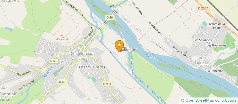 localisation de l'entreprise MADAME VICTOIRE JACQUOT à CHATILLON-SUR-LOIRE