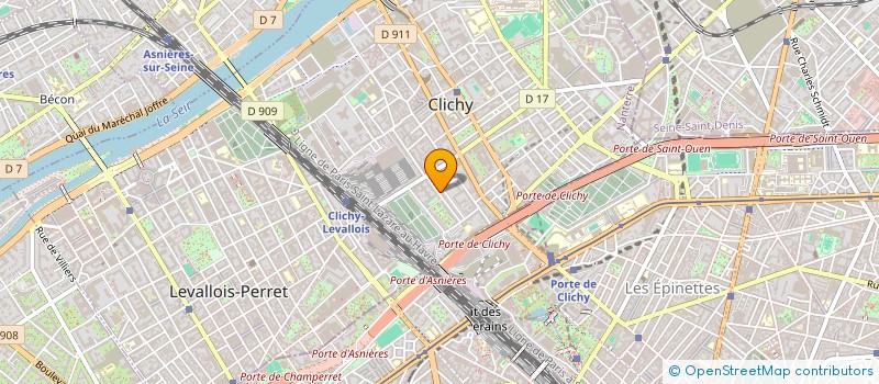 localisation de l'entreprise MADAME VICTOIRE KAMMERMANN à CLICHY