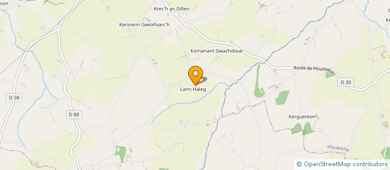 localisation de l'entreprise MADAME VICTOIRE KERAMBRUN  PLOUMILLIAU