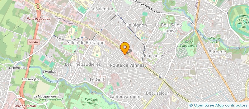 localisation de l'entreprise MADAME VICTOIRE LAFARGUE  SAINT-HERBLAIN