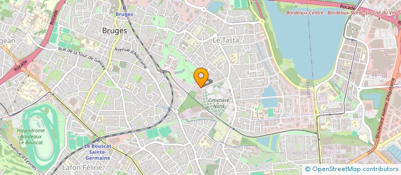 localisation de l'entreprise MADAME VICTOIRE LE PENNEC  BRUGES