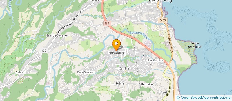 localisation de l'entreprise MADAME VICTOIRE LOLLIA  PETIT-BOURG