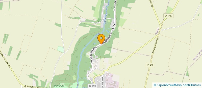 localisation de l'entreprise MADAME VICTOIRE LOYSEAU DE GRANDMAISON  LE MEREVILLOIS