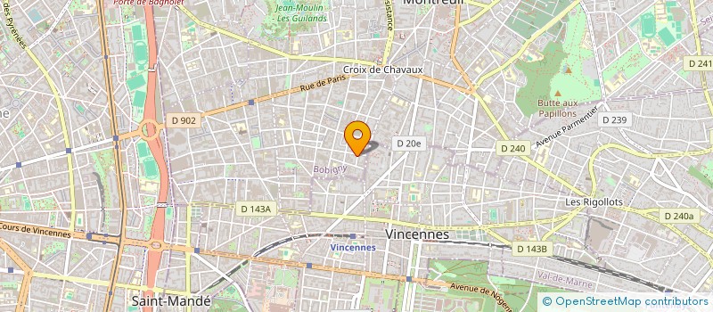 localisation de l'entreprise MADAME VICTOIRE MAIROT à MONTREUIL