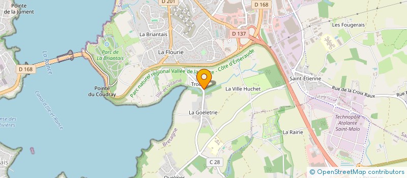 localisation de l'entreprise MADAME VICTOIRE MARIE  SAINT-MALO