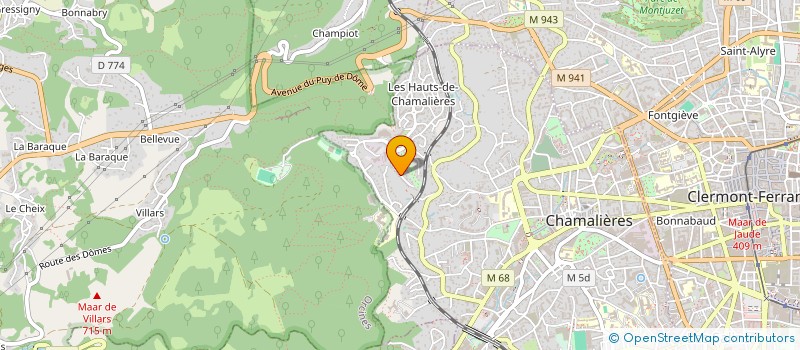 localisation de l'entreprise MADAME VICTOIRE MAUGIS  CHAMALIERES