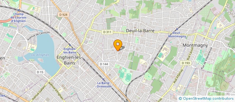 localisation de l'entreprise MADAME VICTOIRE MEGUERYAN à DEUIL-LA-BARRE