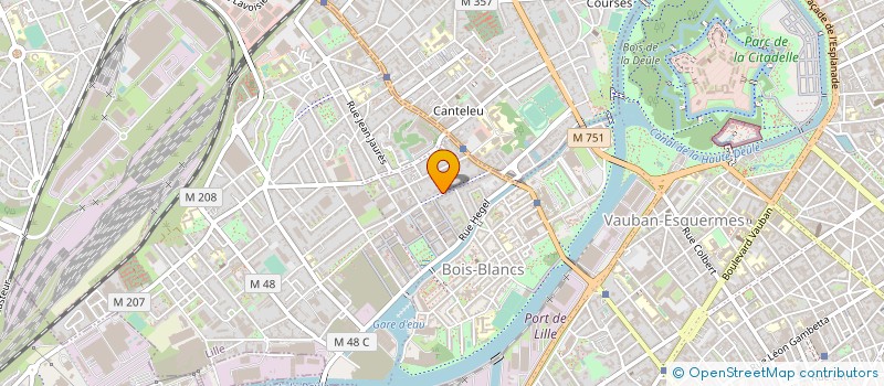 localisation de l'entreprise MADAME VICTOIRE MIGLIARESE CAPUTI à LILLE