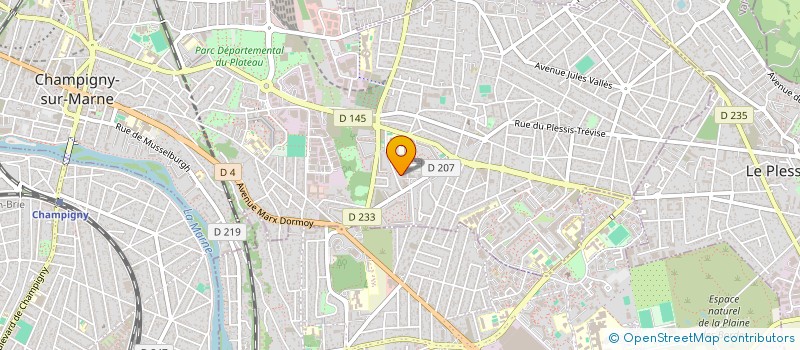 localisation de l'entreprise MADAME VICTOIRE MYDLARSKY à CHAMPIGNY-SUR-MARNE