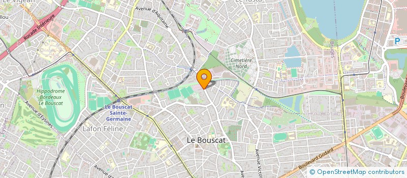 localisation de l'entreprise MADAME VICTOIRE NAQUIN  LE BOUSCAT