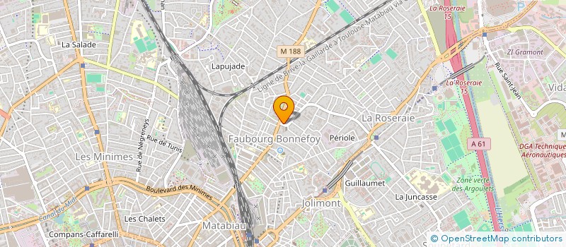 localisation de l'entreprise MADAME VICTOIRE PELLETIER  TOULOUSE