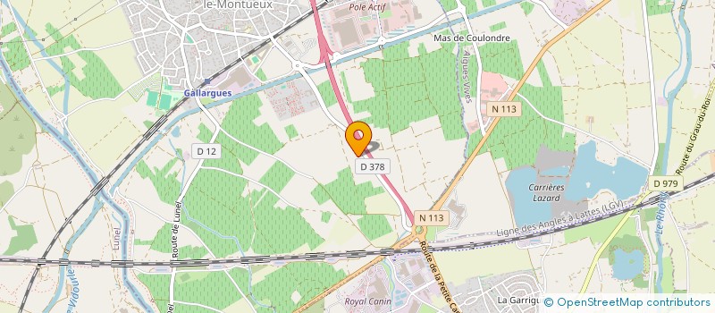 localisation de l'entreprise MADAME VICTOIRE PIGASSOU  GALLARGUES-LE-MONTUEUX