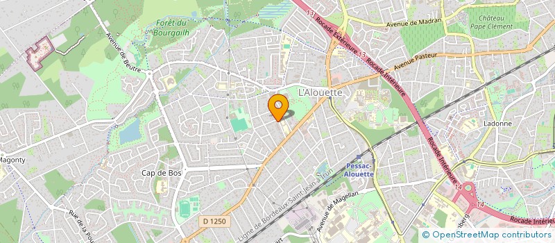 localisation de l'entreprise MADAME VICTOIRE PINEAU ROSSI  PESSAC