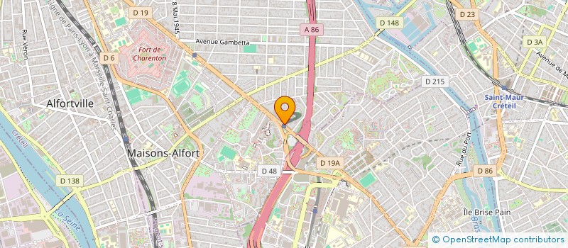 localisation de l'entreprise MADAME VICTOIRE RABILLER  MAISONS-ALFORT