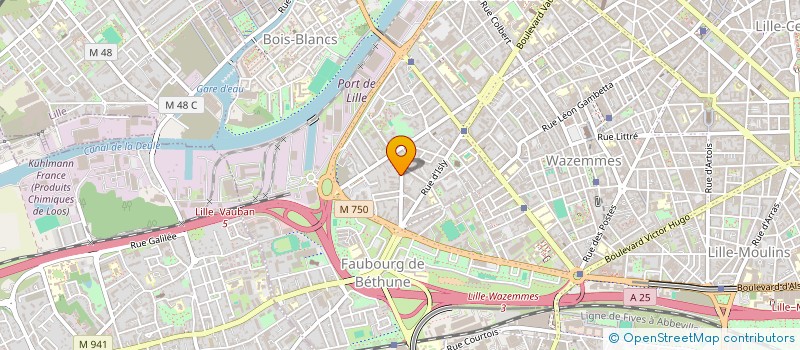 localisation de l'entreprise MADAME VICTOIRE ROCHART à LILLE