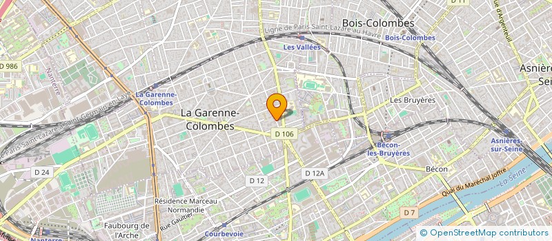 localisation de l'entreprise MADAME VICTOIRE SAINT-PIERRE à LA GARENNE-COLOMBES