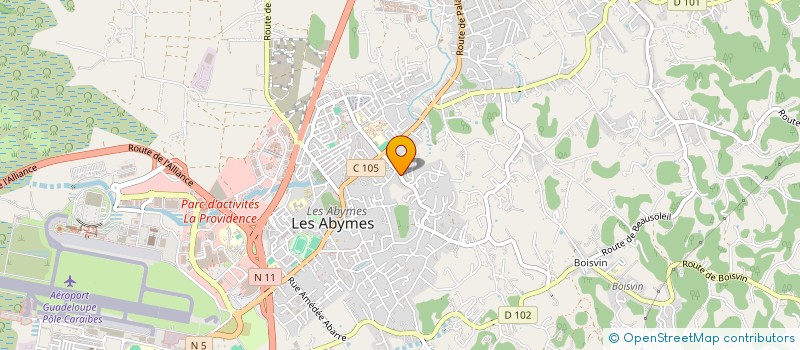 localisation de l'entreprise MADAME VICTOIRE SYNDIA ADIGE à LES ABYMES