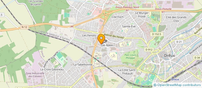 localisation de l'entreprise MADAME VICTOIRE TCHEGNON ELLAH à DREUX