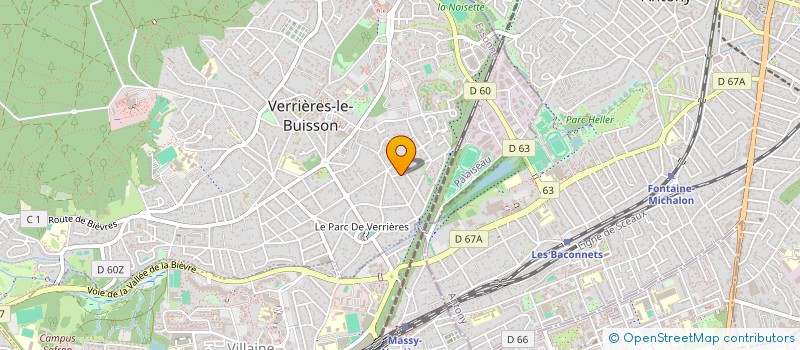 localisation de l'entreprise MADAME VICTOIRE TOURRET à VERRIERES-LE-BUISSON