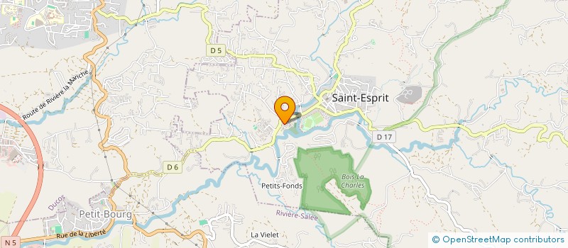 localisation de l'entreprise MADAME VICTOIRE TOUSSAINT à SAINT-ESPRIT