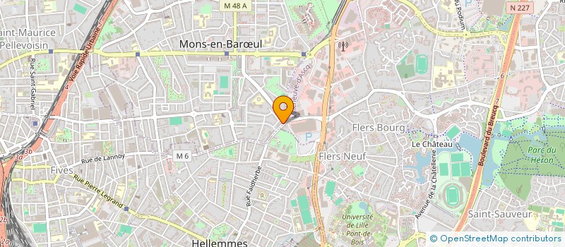 localisation de l'entreprise MADAME VICTOIRE VIMART à MONS-EN-BARŒUL