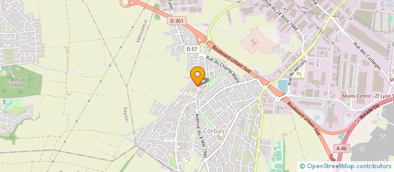 localisation de l'entreprise MADAME VICTOR MARTINEZ à CORBAS