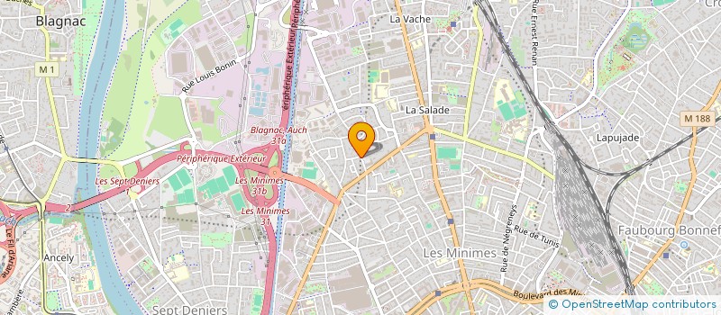 localisation de l'entreprise MADAME VICTOR VAOUER  TOULOUSE