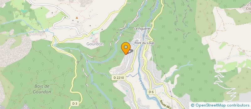 localisation de l'entreprise MADAME VICTORIA-AMELIE CASELLA  GOURDON