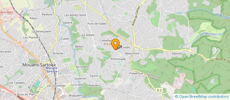 localisation de l'entreprise MADAME VICTORIA ARTAMONOVA  MOUANS-SARTOUX