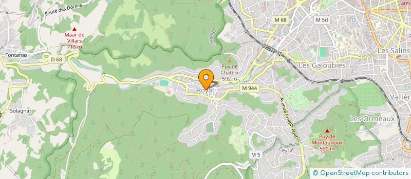 localisation de l'entreprise MADAME VICTORIA ASATRYAN  ROYAT