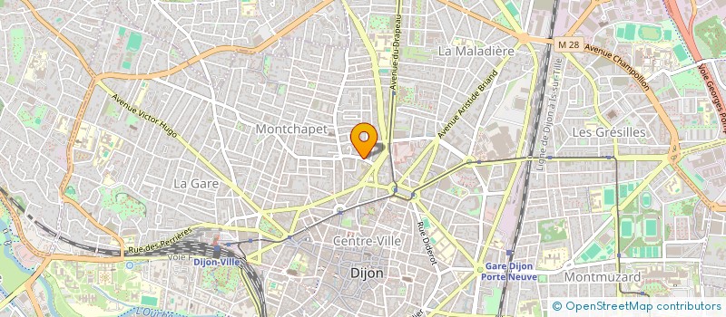 localisation de l'entreprise MADAME VICTORIA BADOUREAUX  DIJON