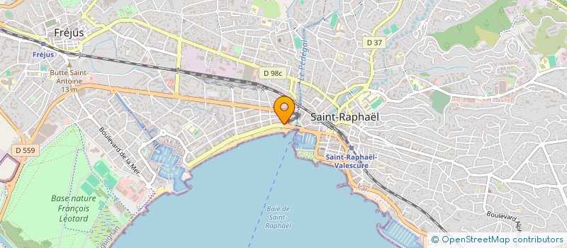 localisation de l'entreprise MADAME VICTORIA BARRETEAU à FREJUS