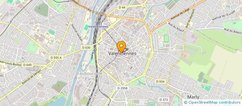 localisation de l'entreprise MADAME VICTORIA BAVAY  VALENCIENNES