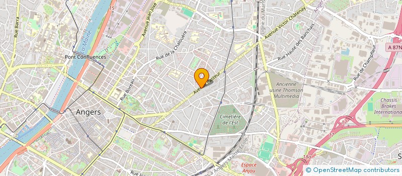 localisation de l'entreprise MADAME VICTORIA BEDDOUK  ANGERS