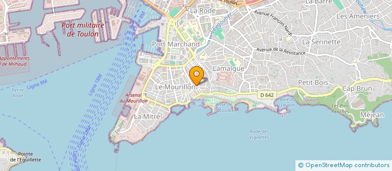 localisation de l'entreprise MADAME VICTORIA BENOIT  TOULON