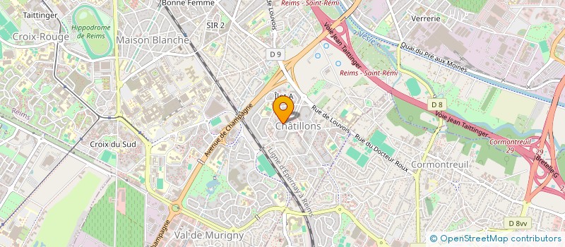 localisation de l'entreprise MADAME VICTORIA BERNARDIE  REIMS