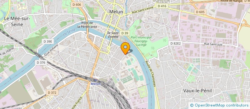 localisation de l'entreprise MADAME VICTORIA BERTIN à MELUN