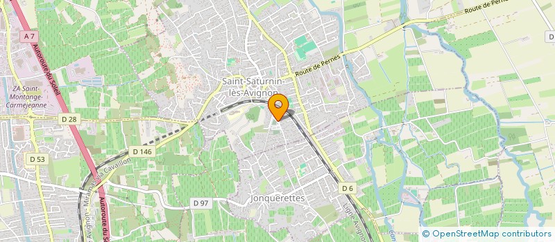 localisation de l'entreprise MADAME VICTORIA BERTOLI  SAINT-SATURNIN-LES-AVIGNON