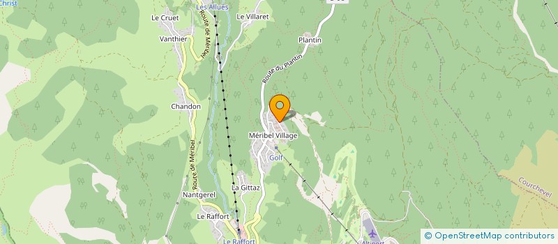 localisation de l'entreprise MADAME VICTORIA BIANCHINI  LES ALLUES