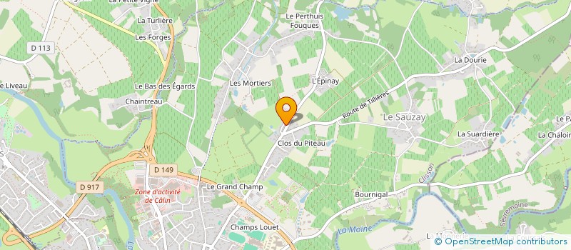 localisation de l'entreprise MADAME VICTORIA BLAIN  CLISSON