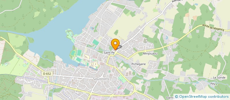 localisation de l'entreprise MADAME VICTORIA BLHACINE  SOUSTONS